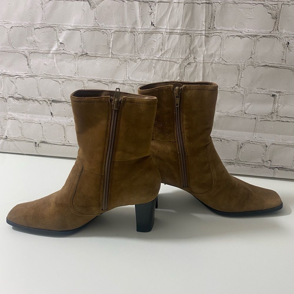 Tan Suede Boots - Picture 9 of 11